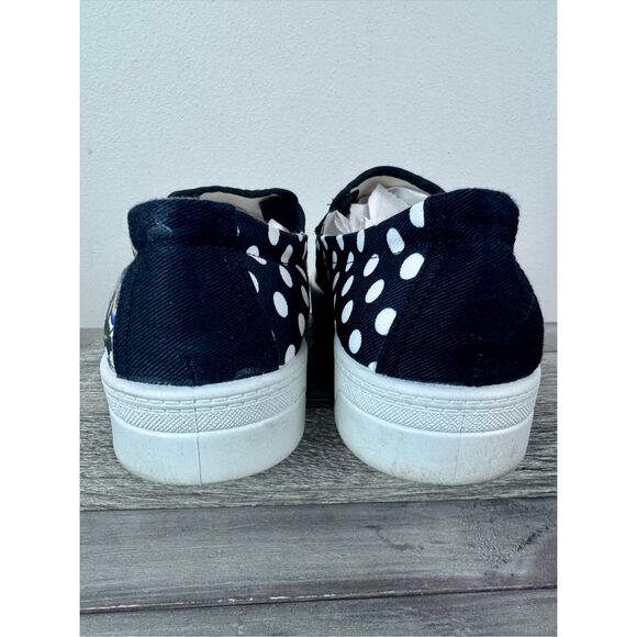 Desigual Floral Slip On Platform Sneakers Size 9 - Picture 5 of 10